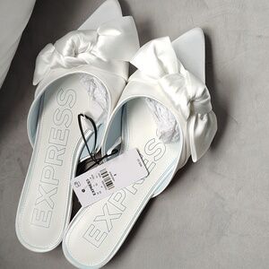 Satin Slide-Ons Express size 8